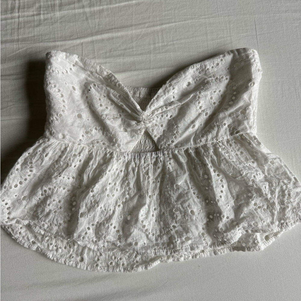 Valija Irania tube top white small used